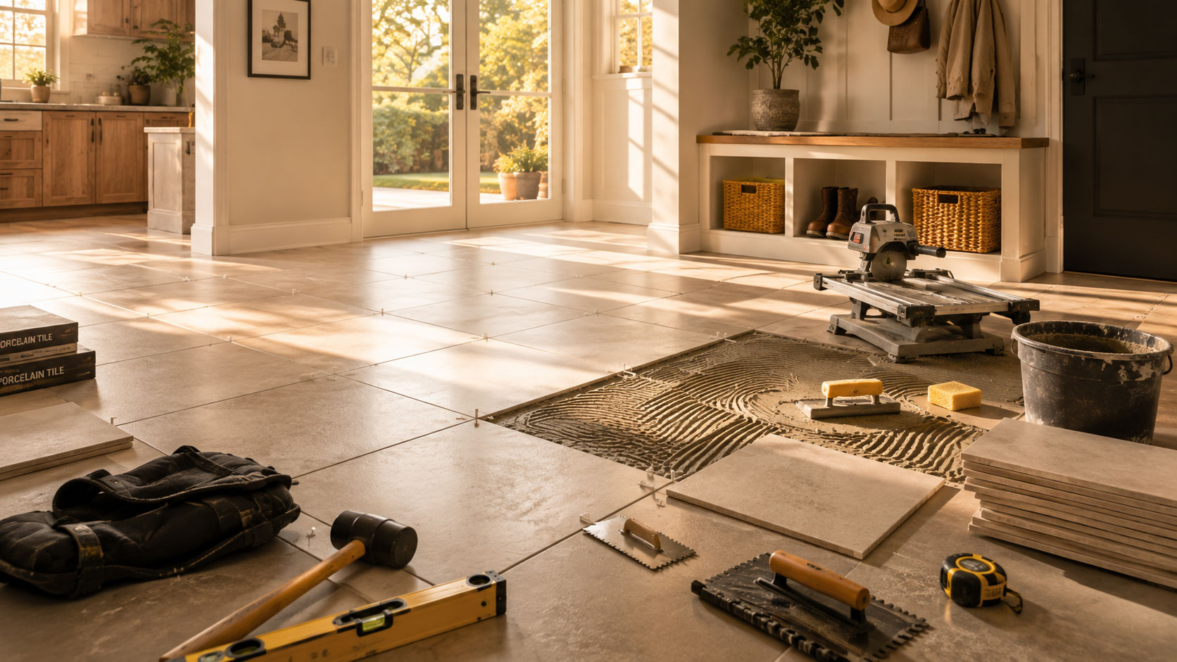 Tile Floor Installation North Vancouver — Route 99 Handyman