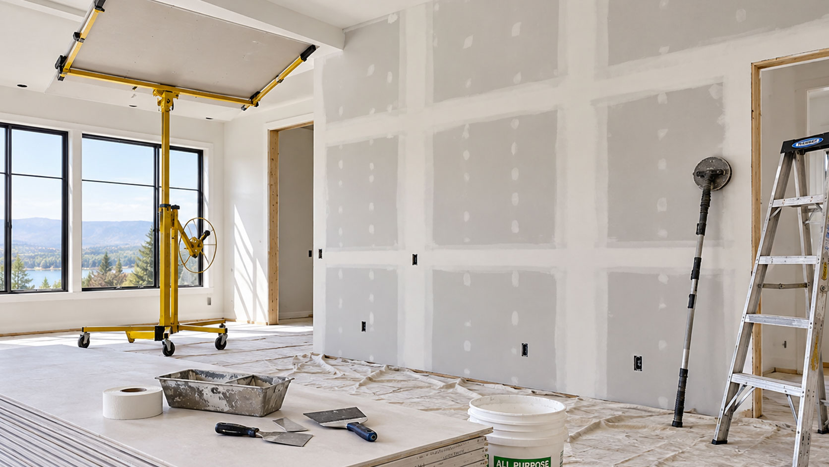 Drywall Hanging & Finishing North Vancouver — Route 99 Handyman