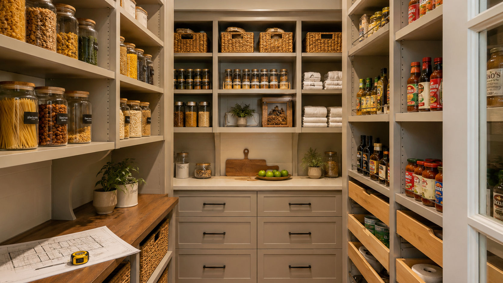 Pantry Modifications & Organization North Vancouver — Route 99 Handyman
