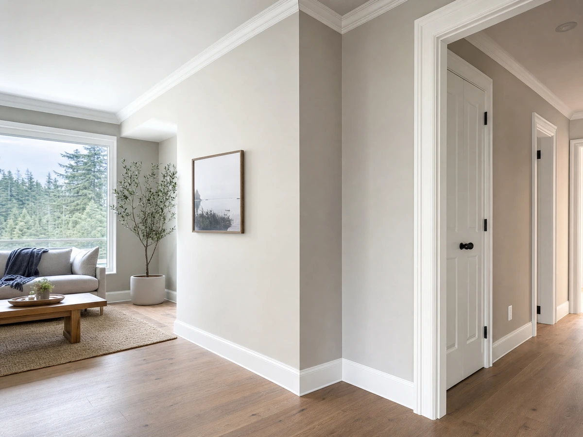 Baseboard & Trim Installation finished result in North Vancouver