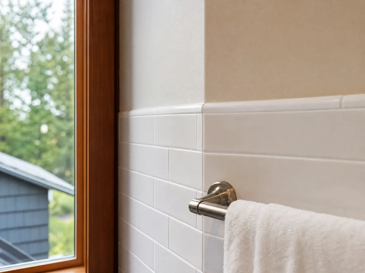 Bathroom Fixture & Tile Update installation detail