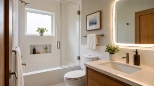 Bathroom Fixture & Tile Update in Dundarave, West Vancouver