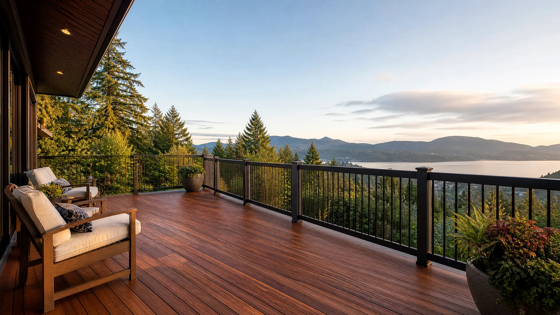 Cedar Deck Refinish & Railing Upgrade — Route 99 Handyman