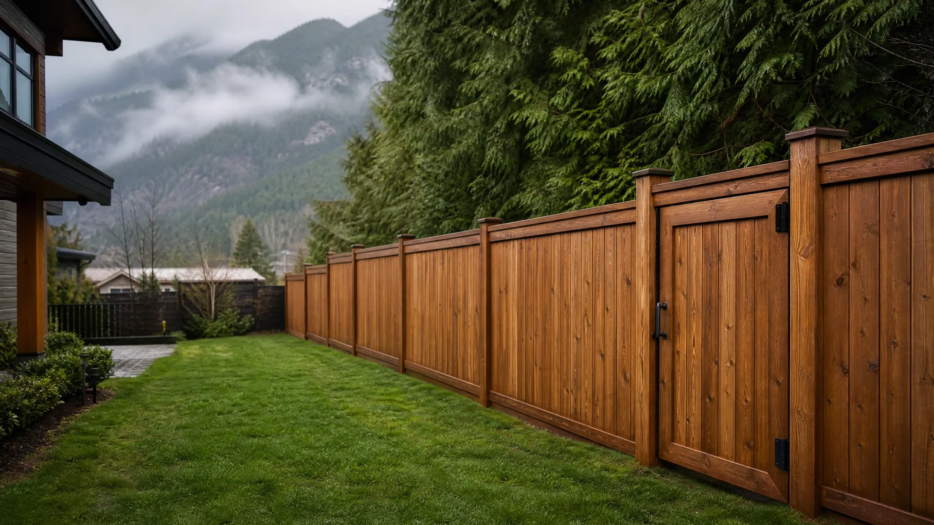 Cedar Privacy Fence Build — Route 99 Handyman