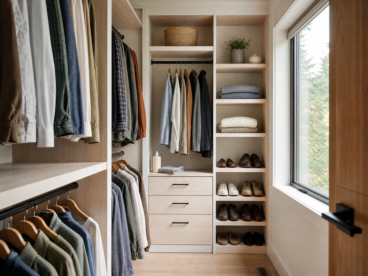 Custom Closet Systems finished details and aftercare in North Vancouver