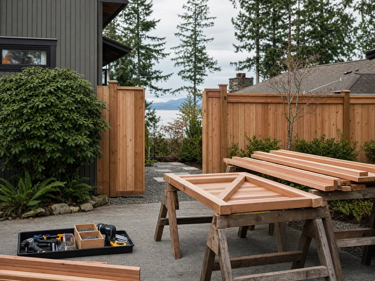 Custom Gate Build & Installation scheduling and home preparation in North Vancouver