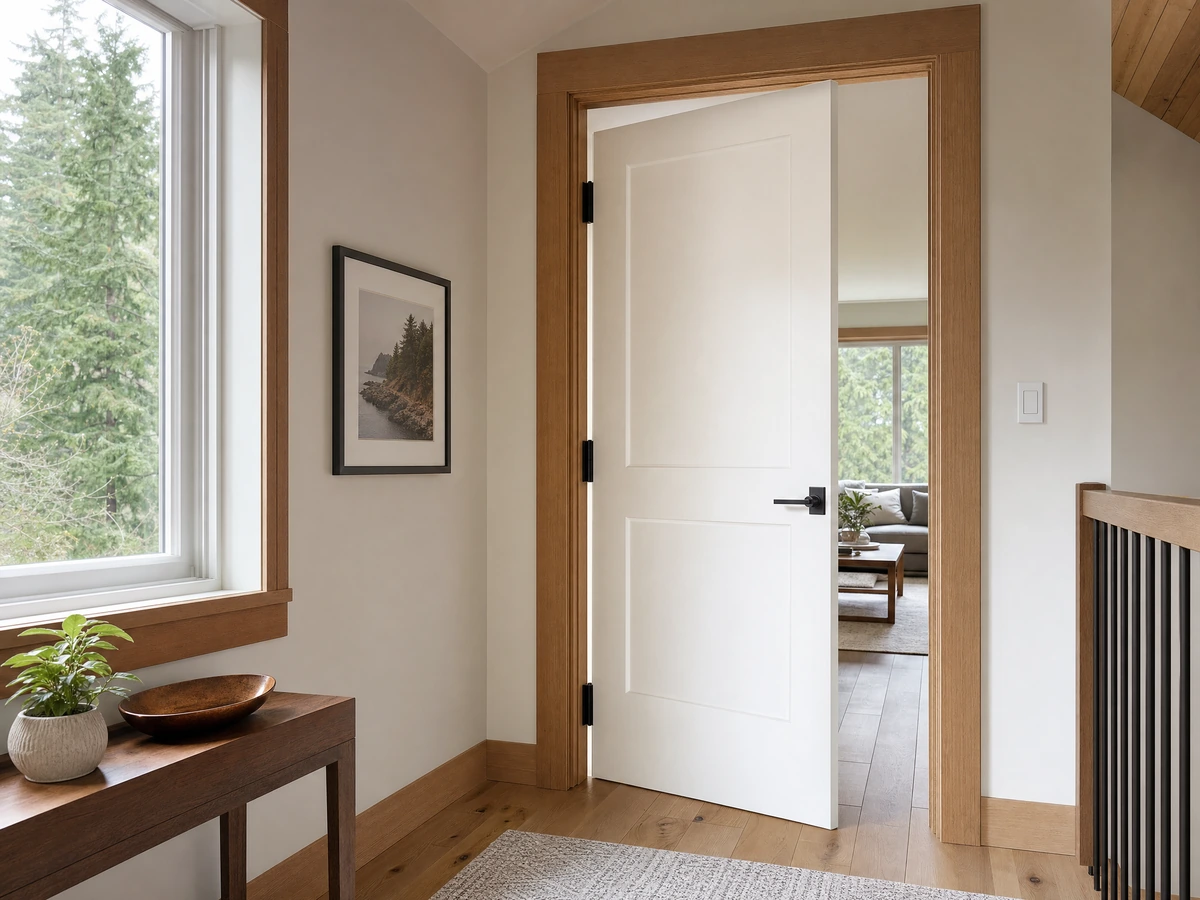 Door Installation & Adjustment finished result in North Vancouver