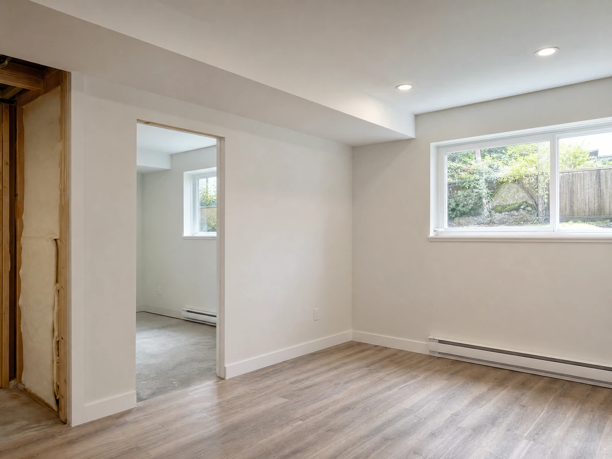 Drywall Hanging & Finishing finished result in North Vancouver