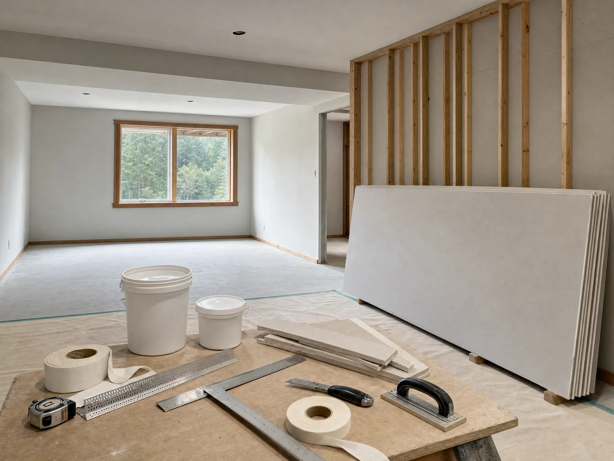 Drywall Hanging & Finishing scheduling and home preparation in North Vancouver