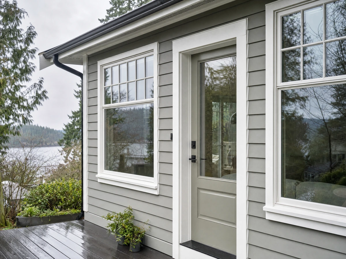 Exterior Caulking & Weatherproofing finished result in North Vancouver