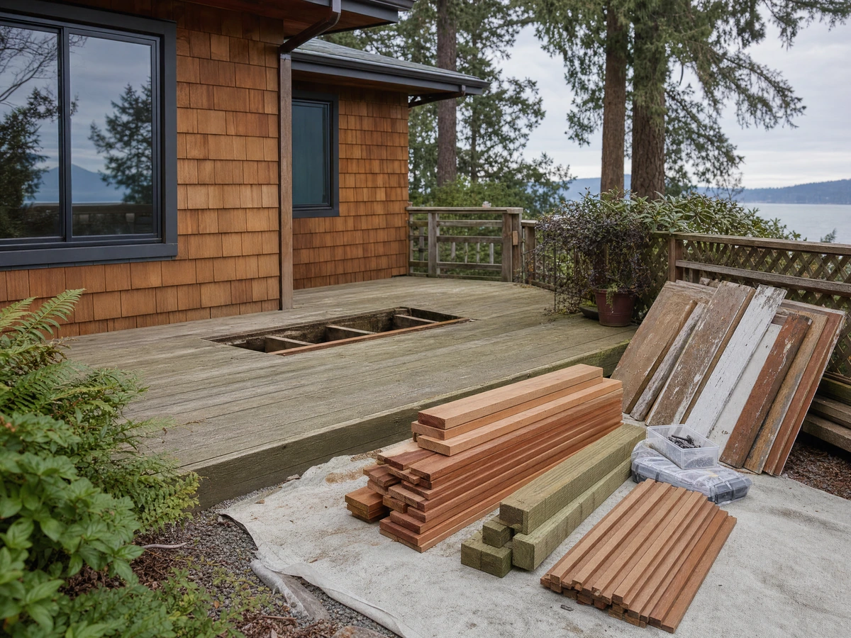 Exterior Wood Repairs scheduling and home preparation in North Vancouver