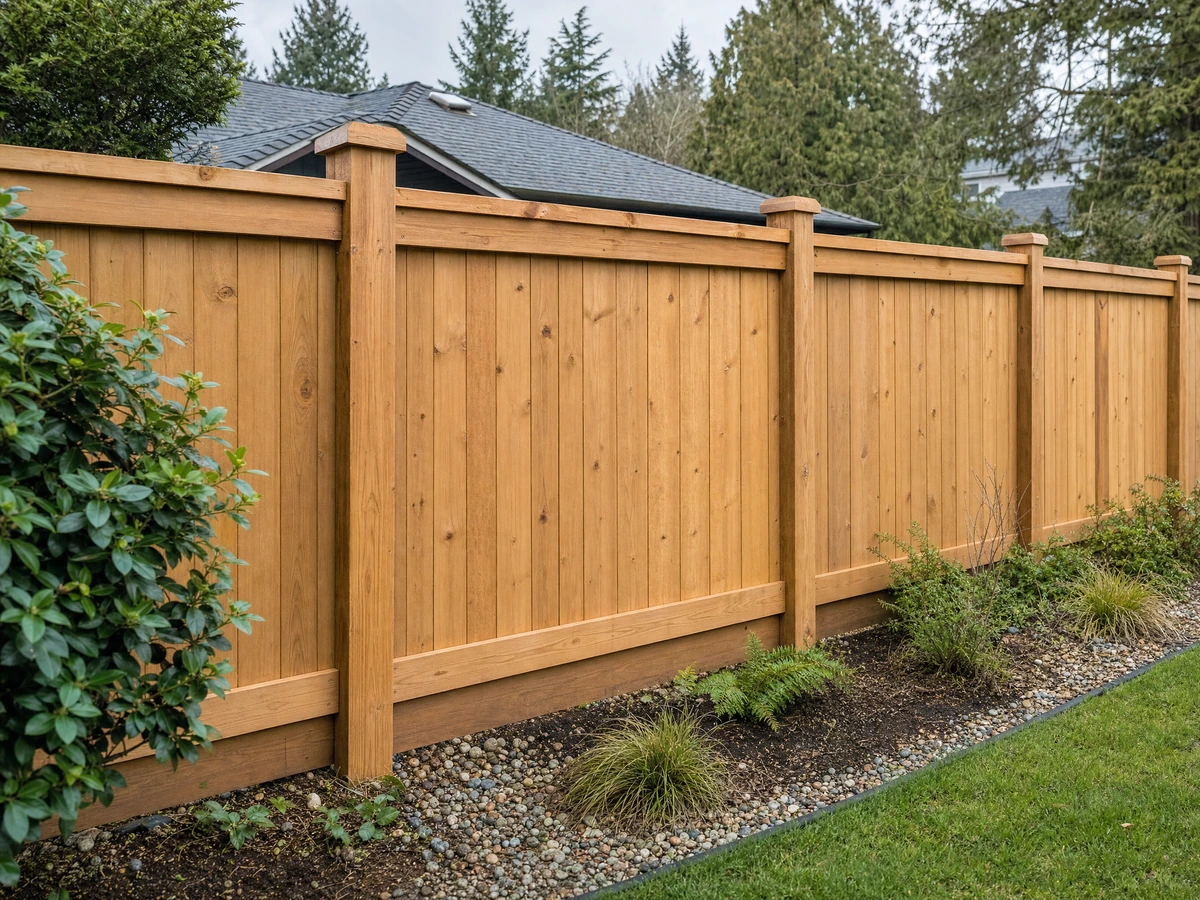 Fence Repair & Post Replacement finished details and aftercare in North Vancouver