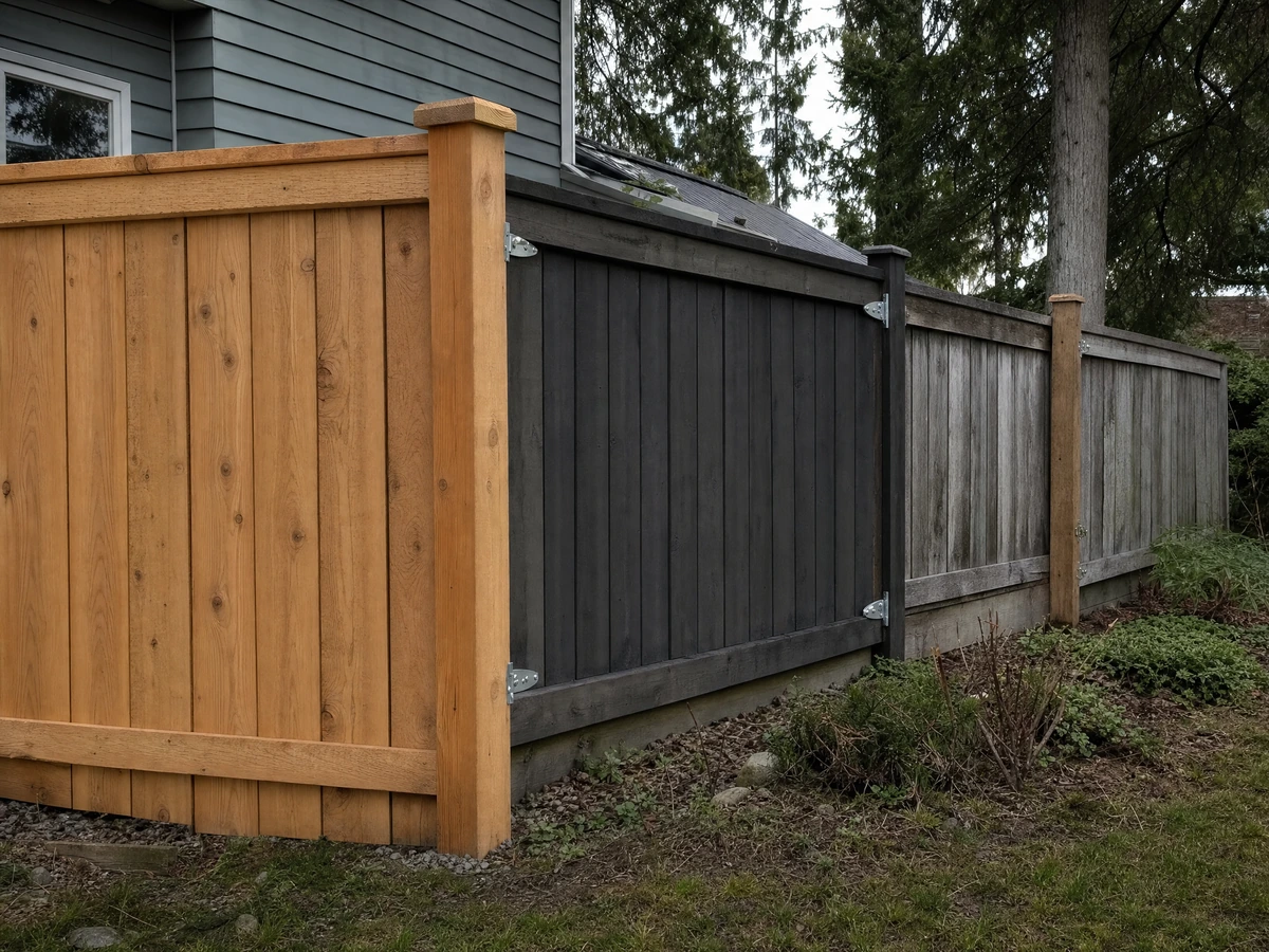Fence Repair & Post Replacement material and service options in North Vancouver