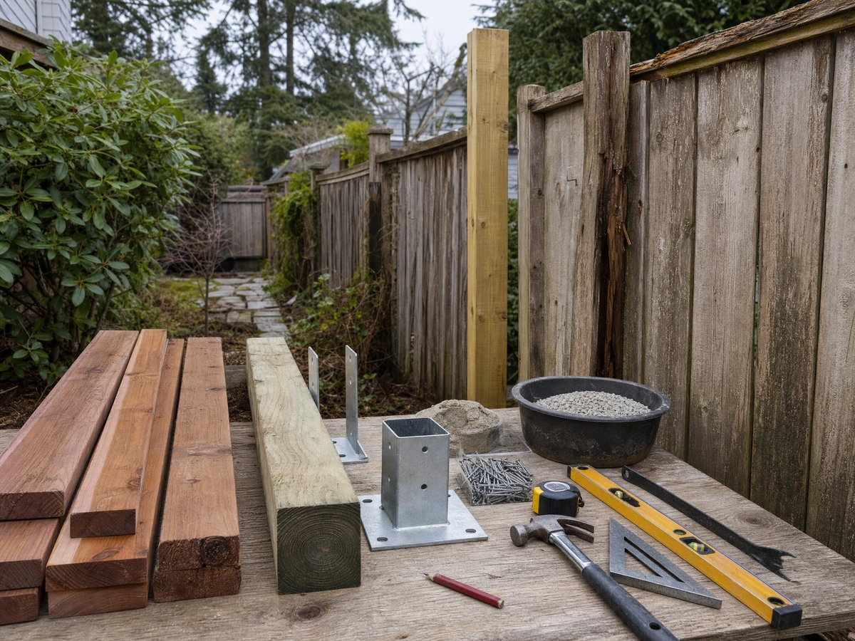 Fence Repair & Post Replacement planning and assessment in North Vancouver