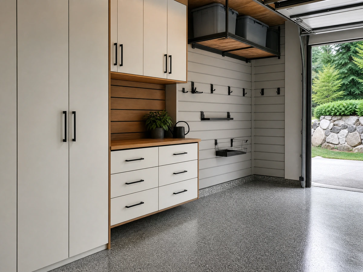 Garage Storage Systems finished details and aftercare in North Vancouver