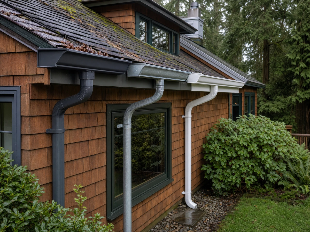 Gutter Cleaning & Repair material and service options in North Vancouver