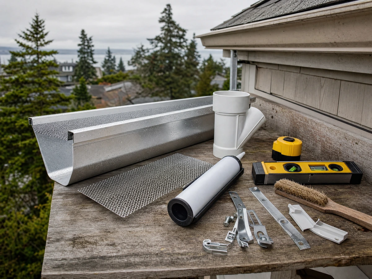 Gutter Cleaning & Repair planning and assessment in North Vancouver