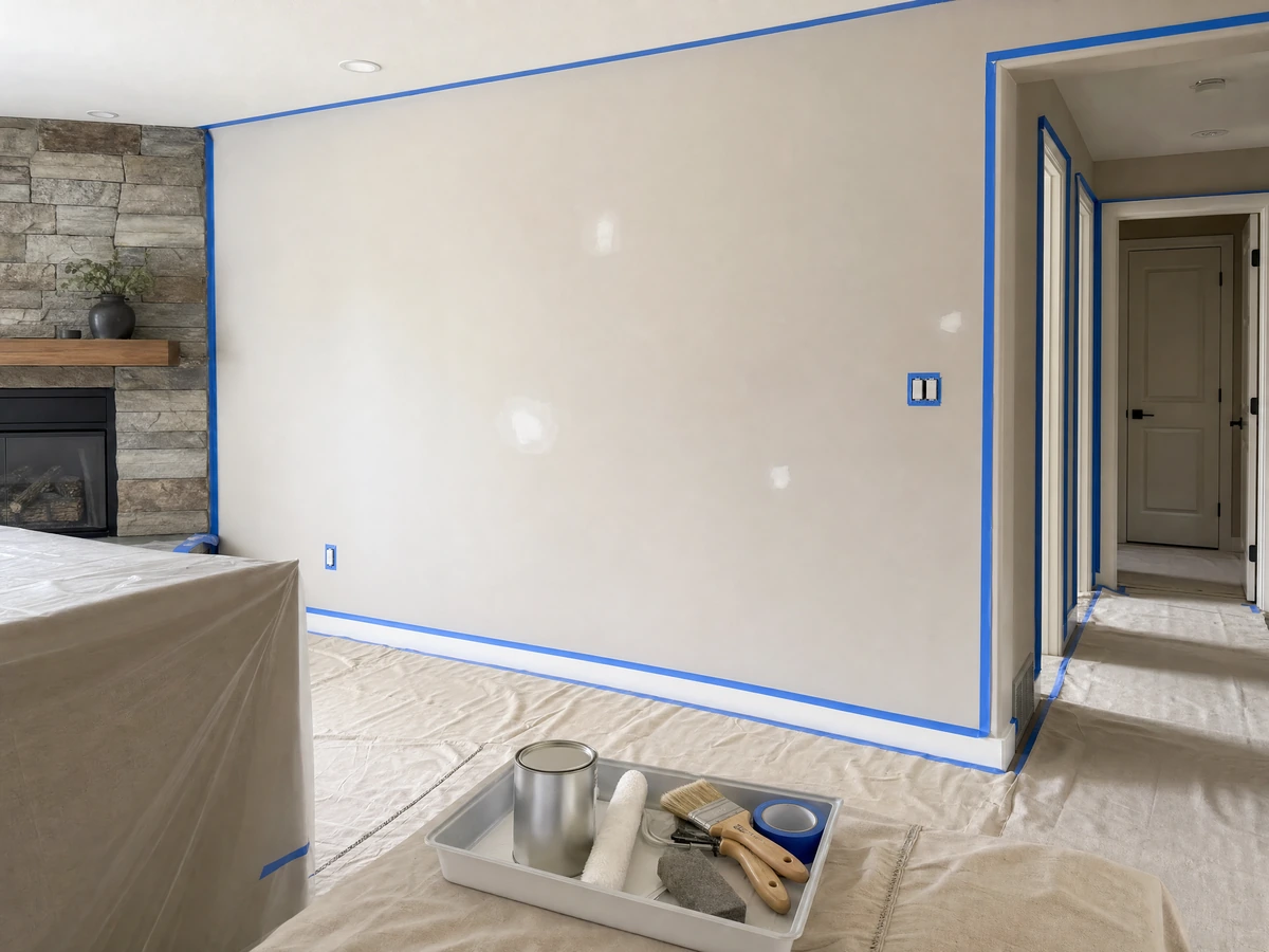 Interior Painting & Touch-Ups preparation and installation in North Vancouver