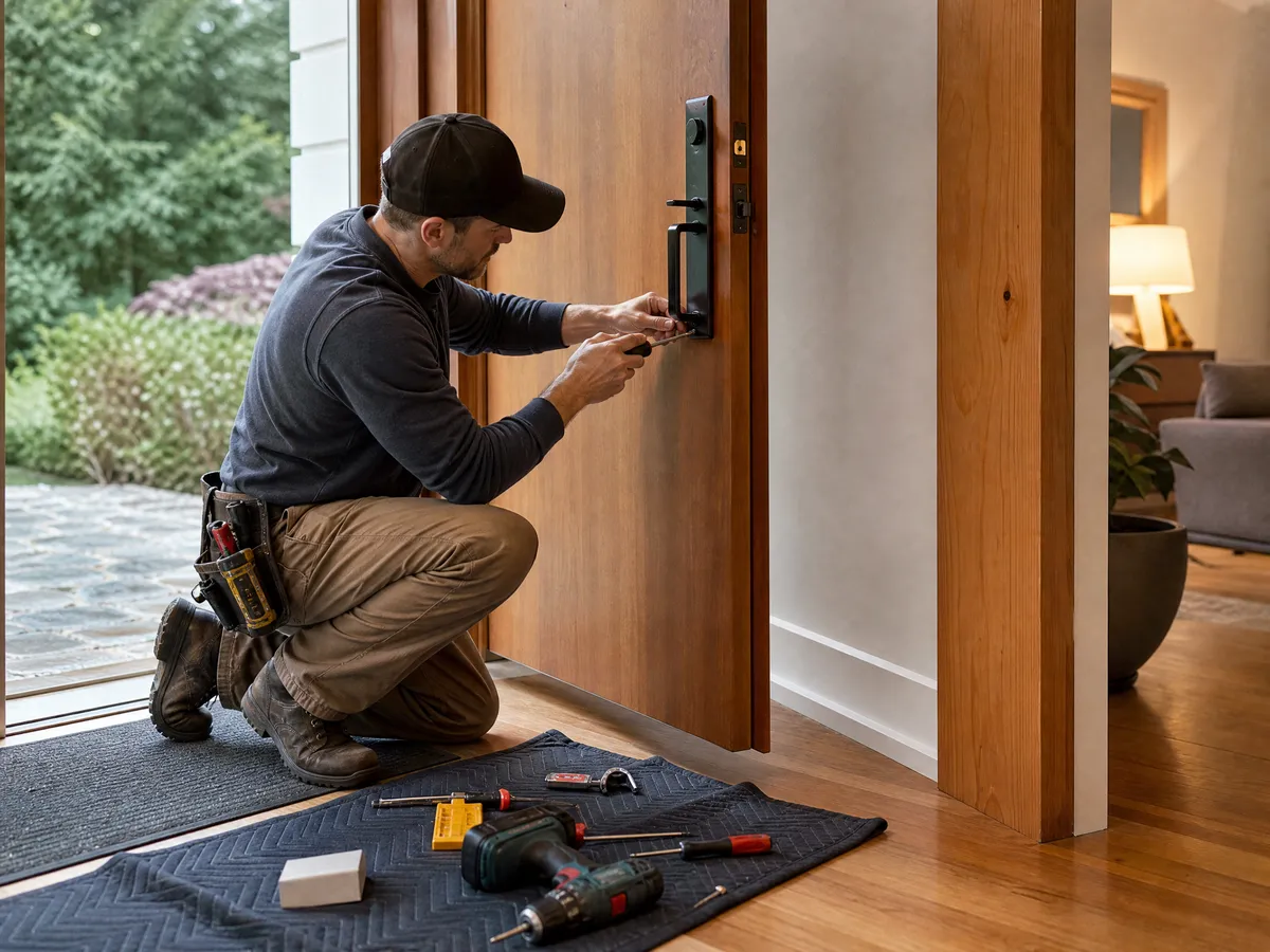 Interior wall and trim repairs in a North Vancouver home