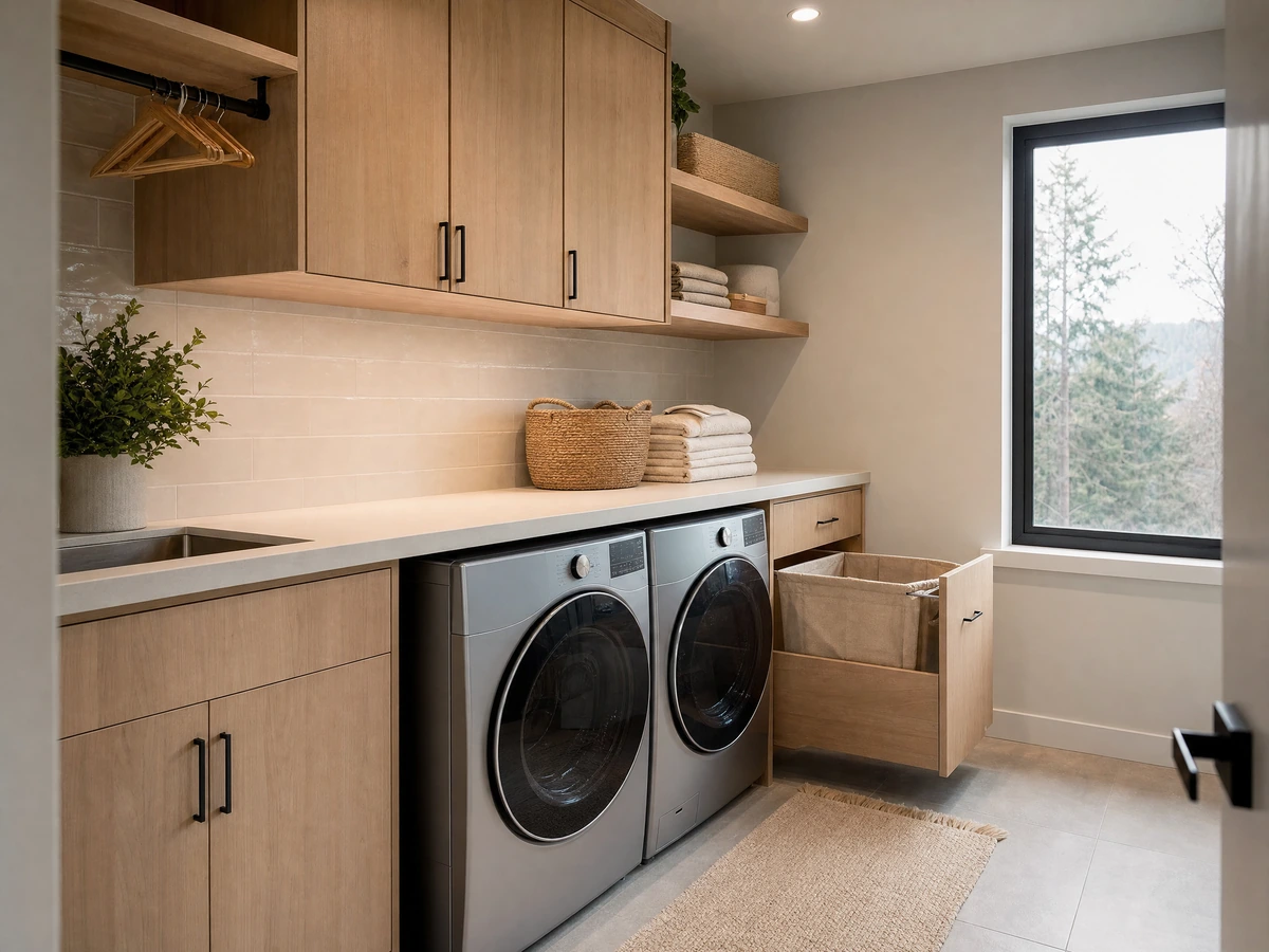 Laundry Room Upgrades finished details and aftercare in North Vancouver