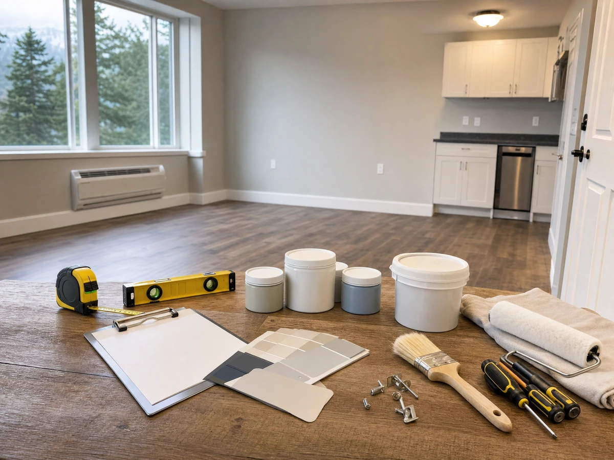 Move-Out Prep & Touch-Ups planning and assessment in North Vancouver