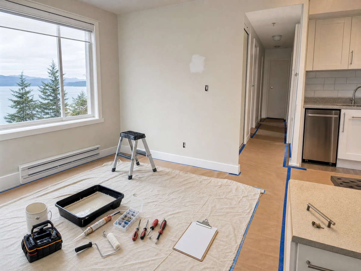 Move-Out Prep & Touch-Ups preparation and installation in North Vancouver