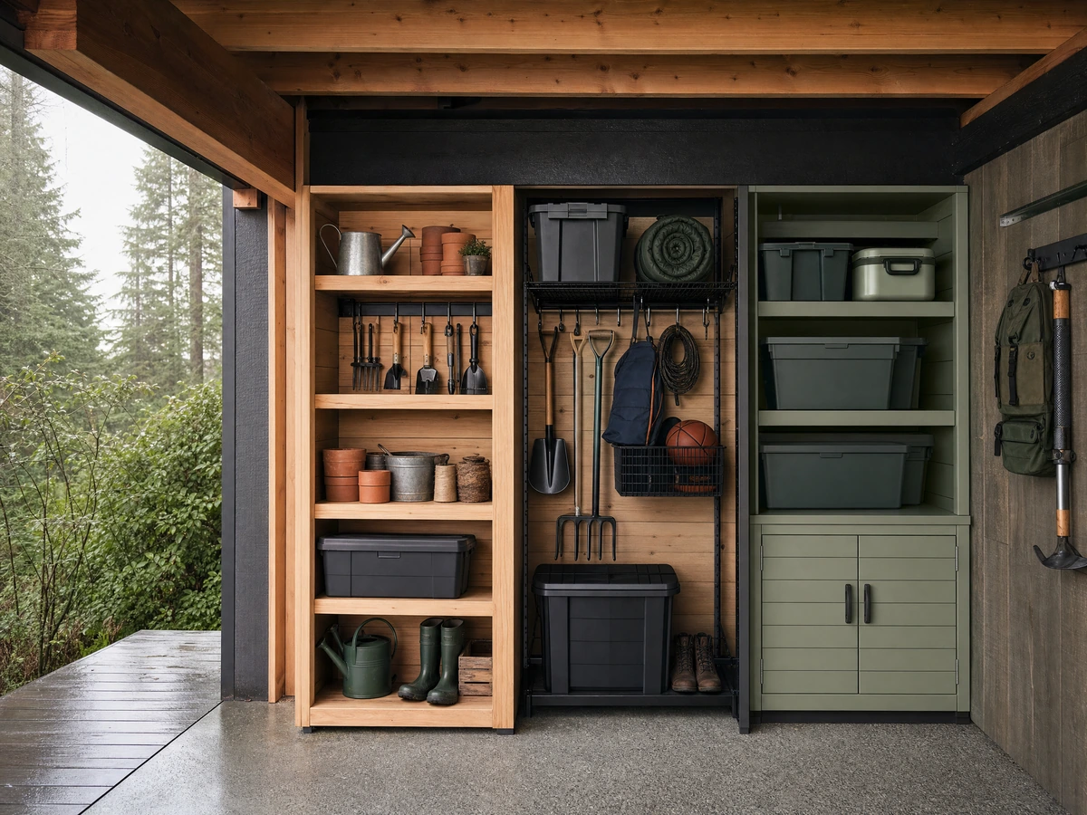 Outdoor & Shed Storage material and service options in North Vancouver
