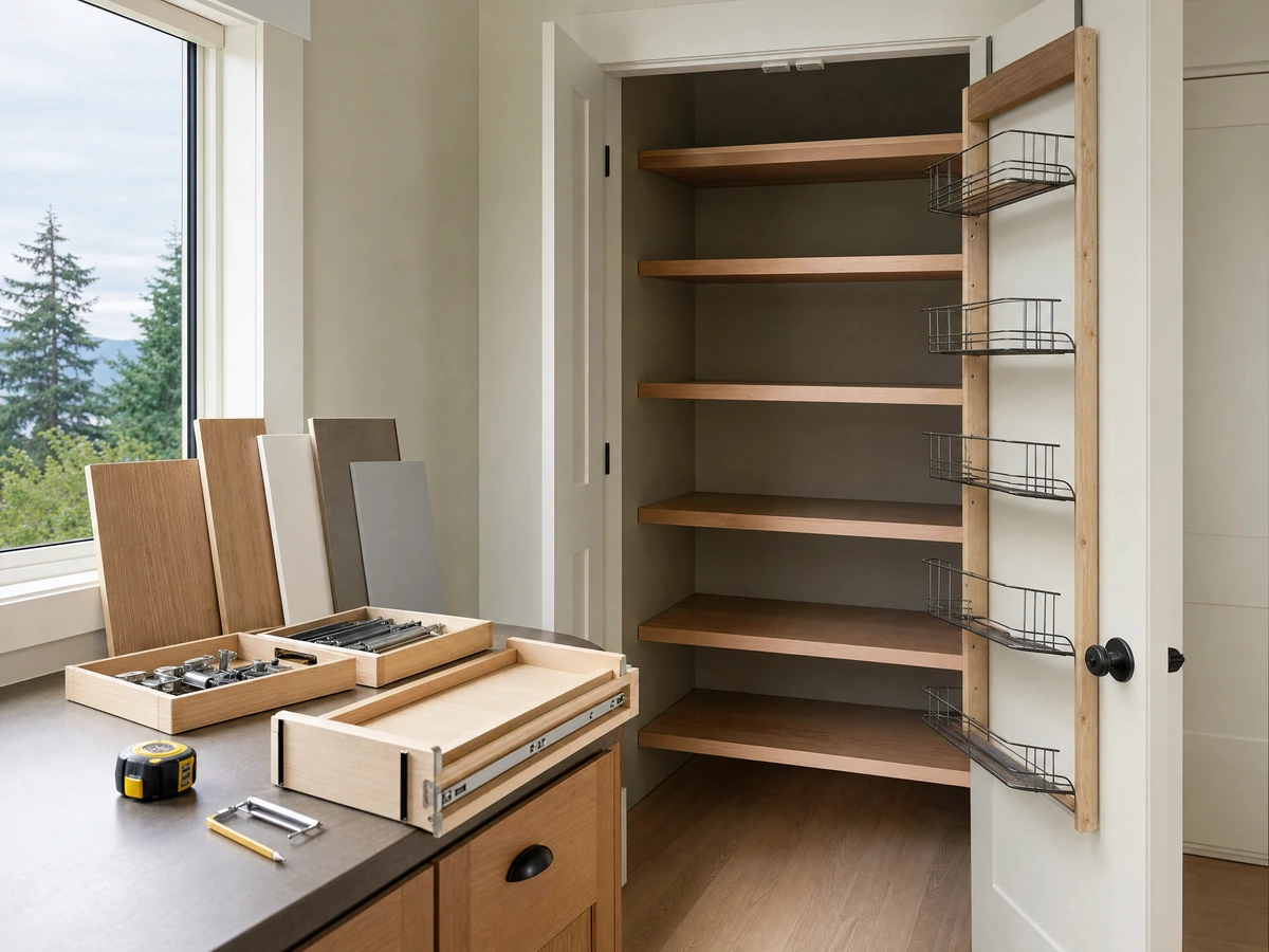 Pantry Modifications & Organization scheduling and home preparation in North Vancouver
