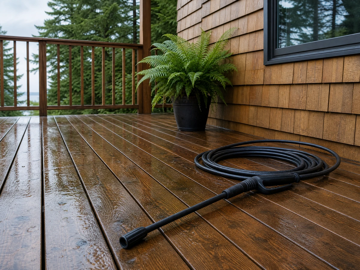 Power Washing preparation and installation in North Vancouver