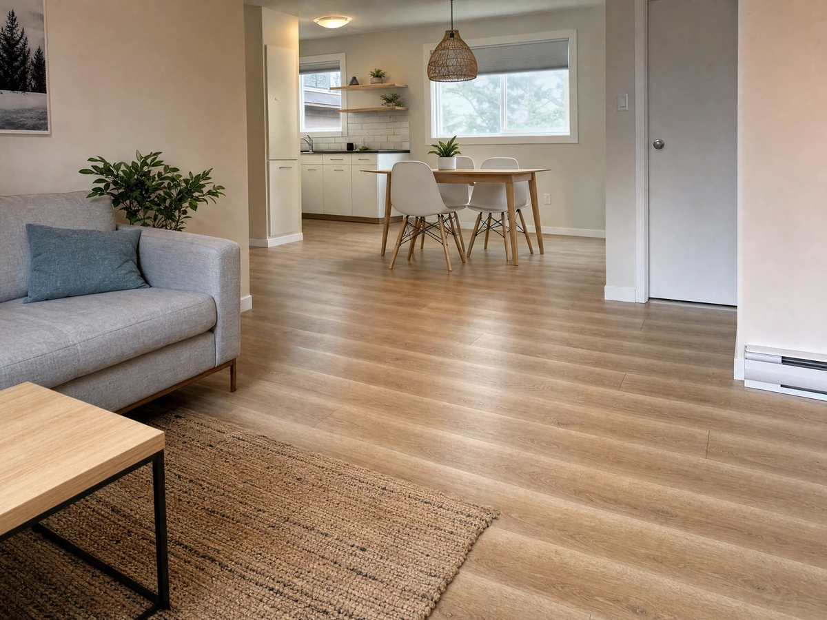 Flooring Replacement finished result in North Vancouver