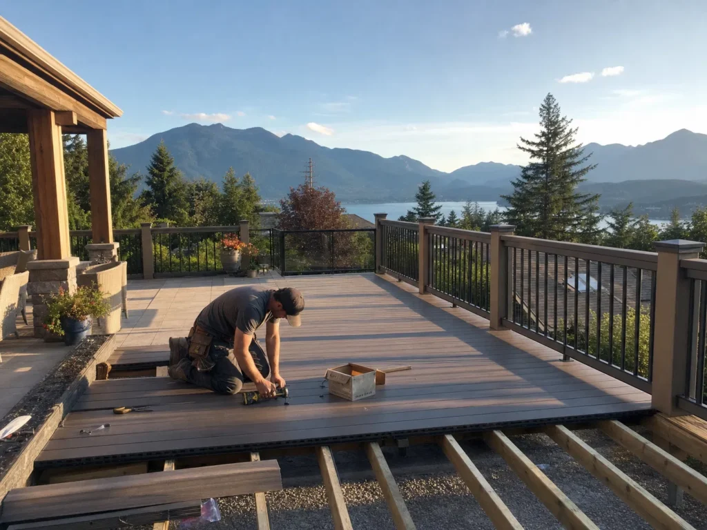 Deck and patio construction in North Vancouver