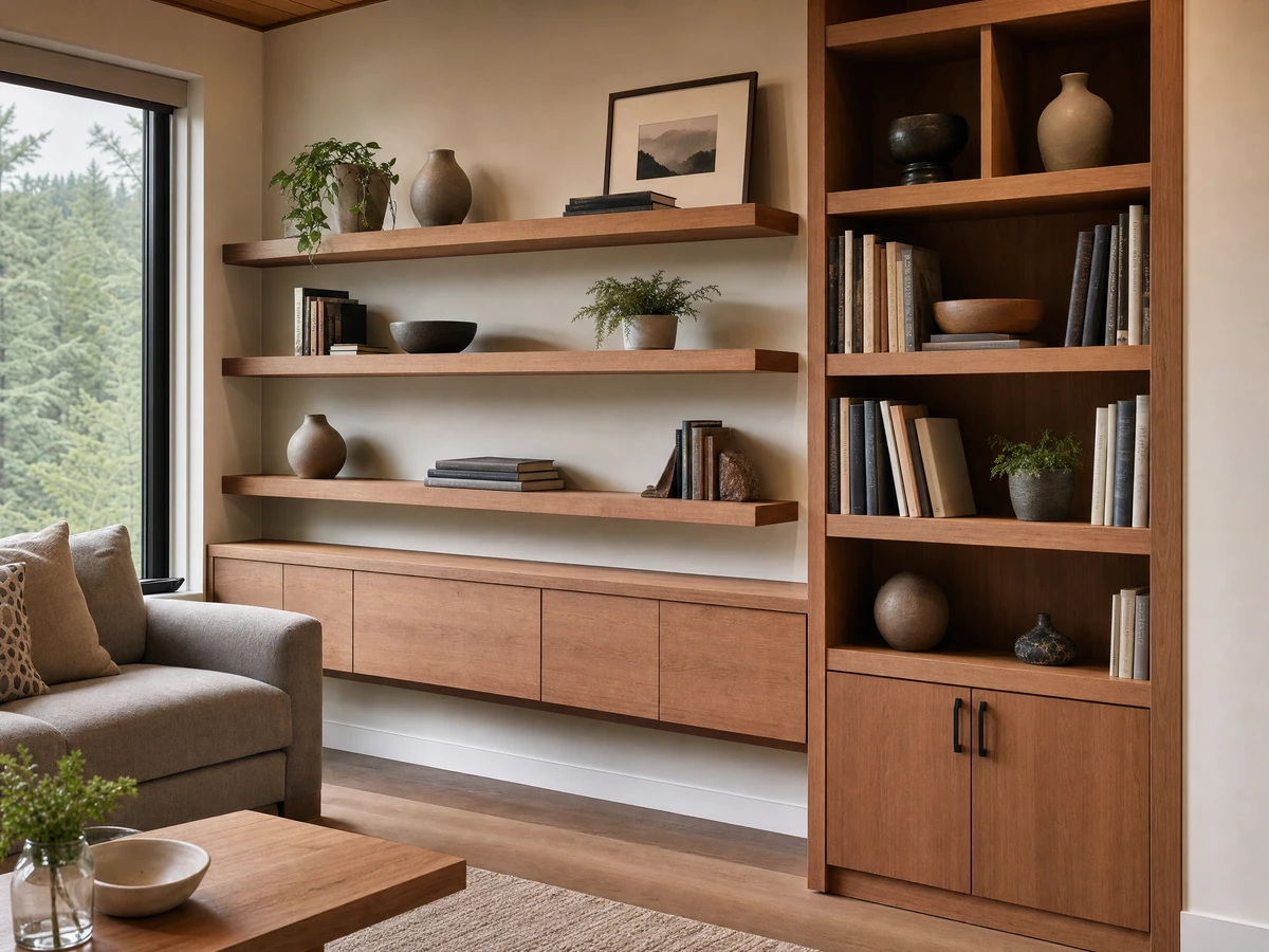 Shelving & Built-In Installation finished details and aftercare in North Vancouver
