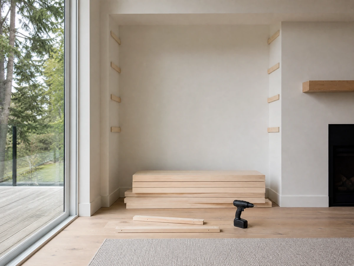 Shelving & Built-In Installation preparation and installation in North Vancouver