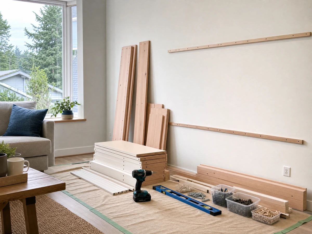 Shelving & Built-In Installation scheduling and home preparation in North Vancouver