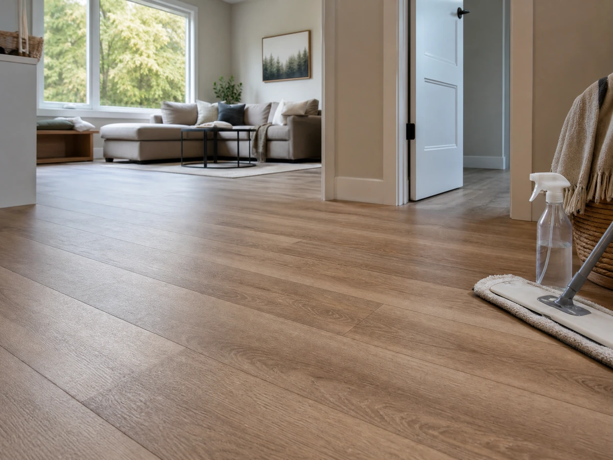 Vinyl Plank & Laminate Flooring finished details and aftercare in North Vancouver