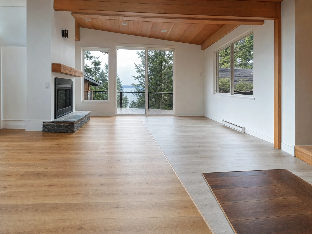 Vinyl Plank & Laminate Flooring material and service options in North Vancouver