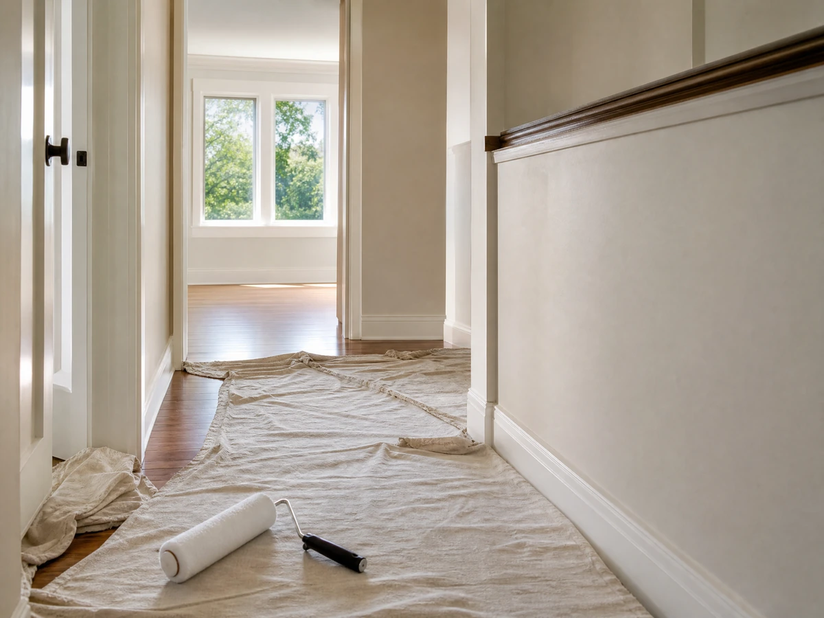 Whole-Home Colour Refresh preparation and installation in North Vancouver