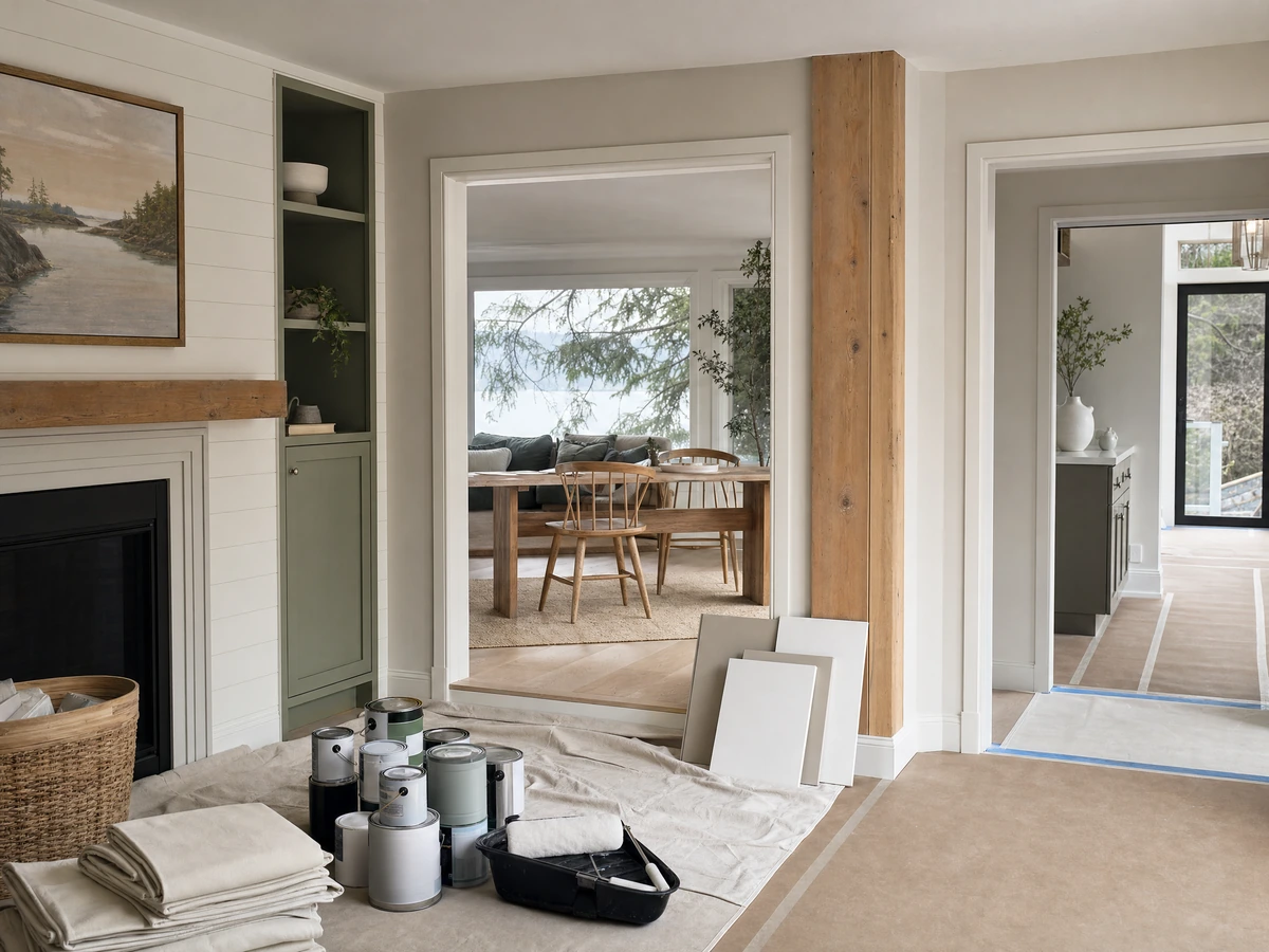 Whole-Home Colour Refresh scheduling and home preparation in North Vancouver